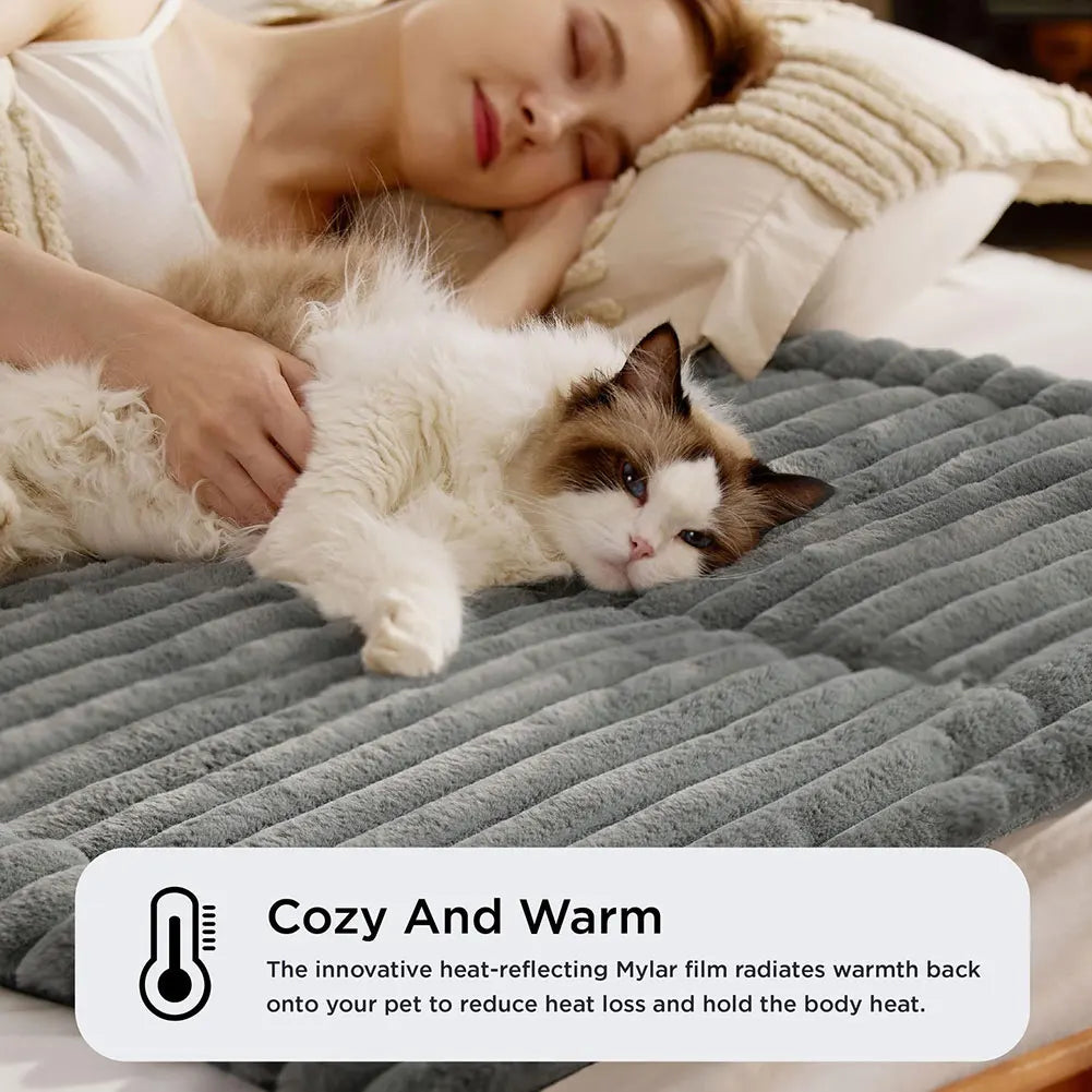 Self Warming Pet Bed Cozy Comfort