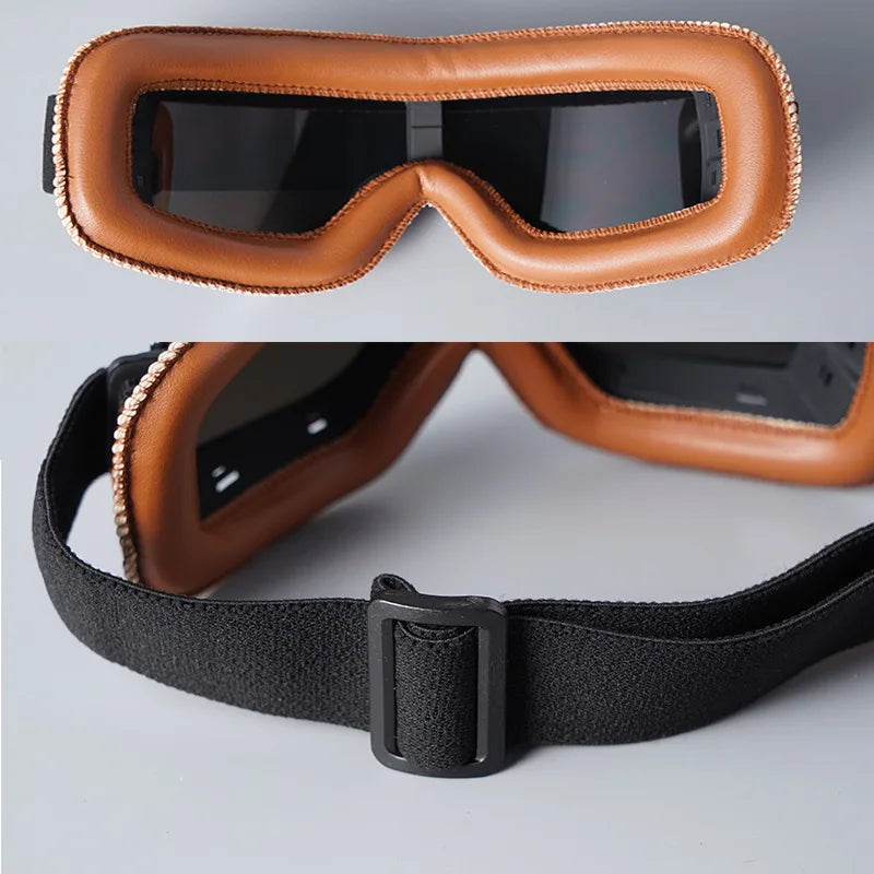 RetroRide™ OTG Goggles 🏍️ — Fits Over Glasses, Vintage Style