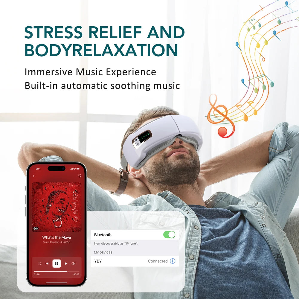 Heated Music eye  Massager