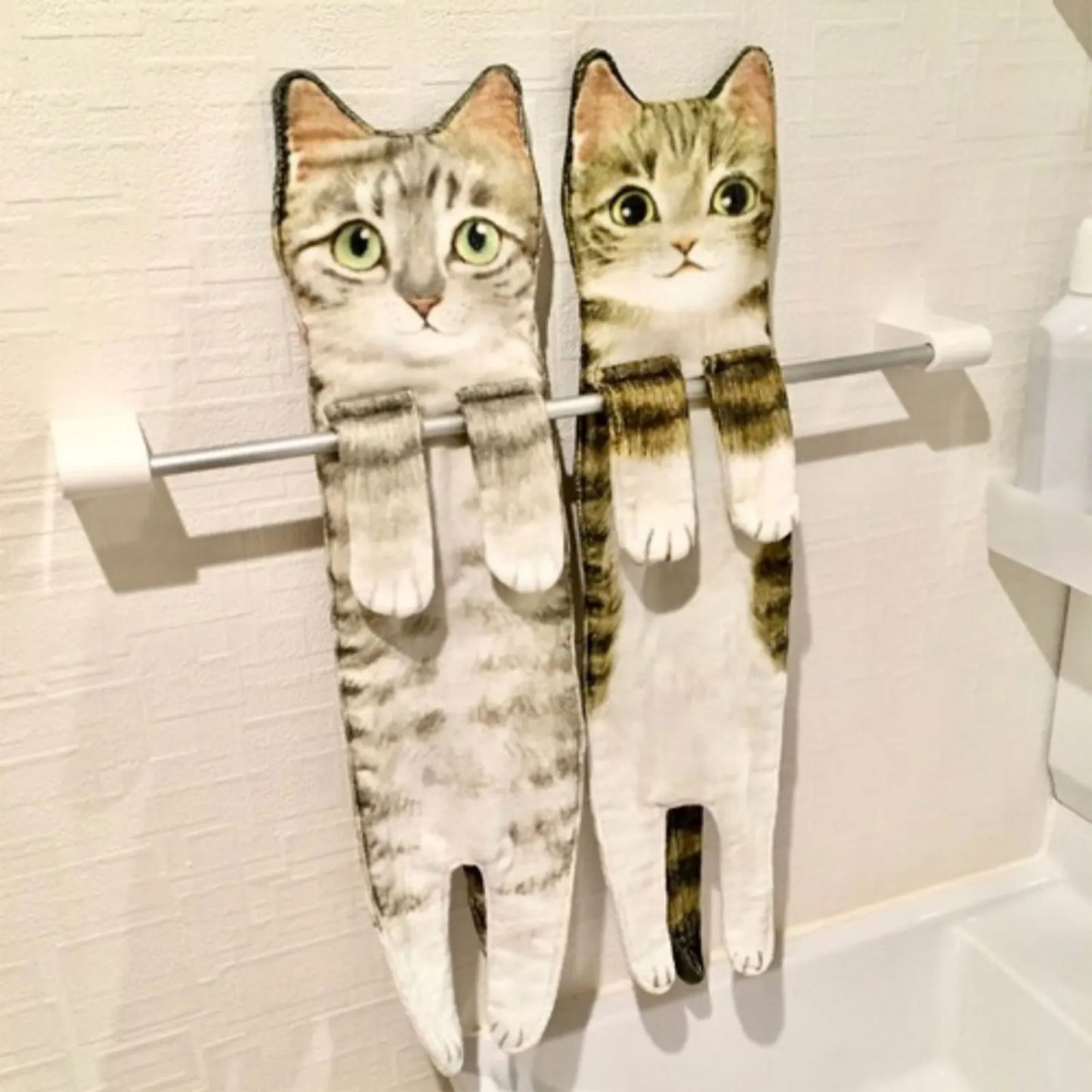 Cat Funny Hanging Hand Towel 🐱😂