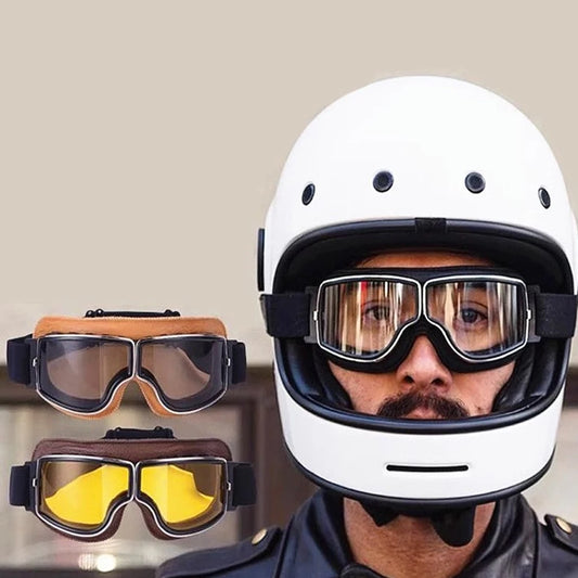 RetroRide™ OTG Goggles 🏍️ — Fits Over Glasses, Vintage Style