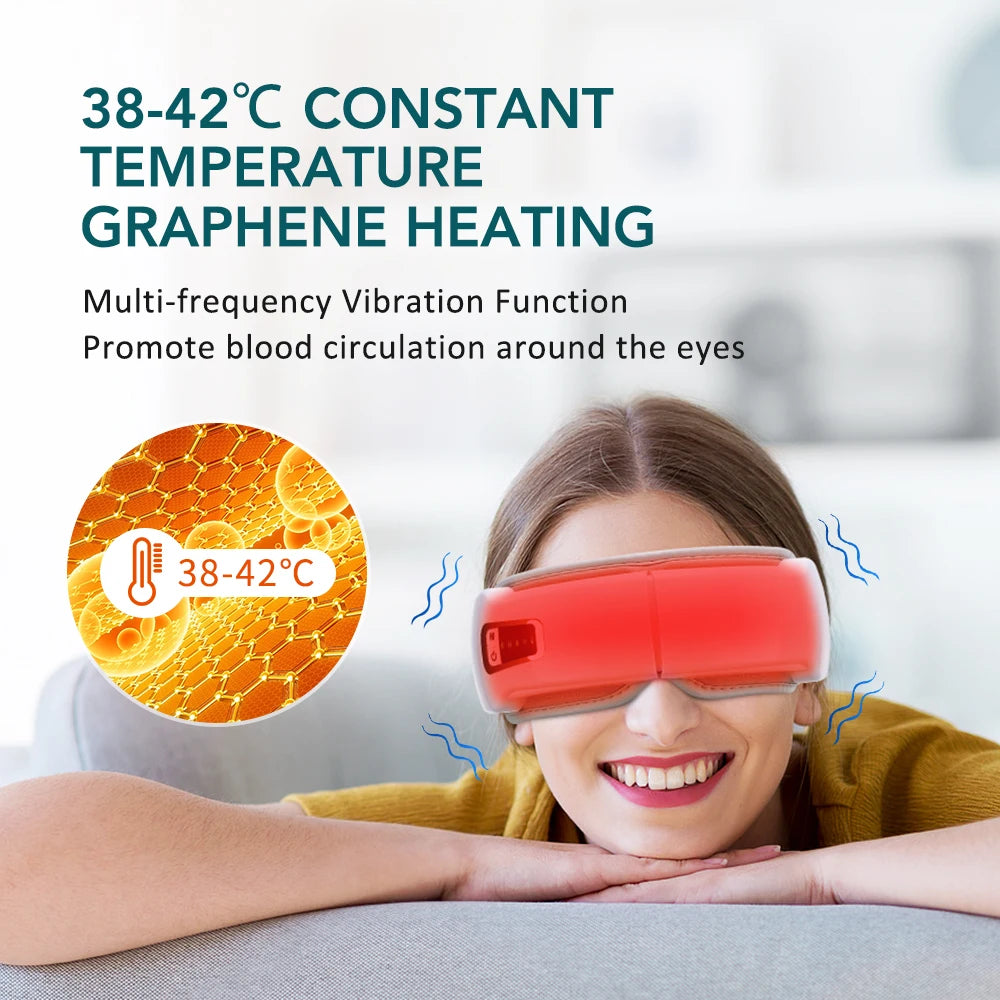 Heated Music eye  Massager